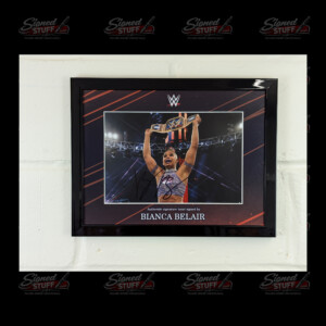 Bianca Belair WWE signed photo v1 2