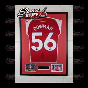 Max Dowman Signed Arsenal Home Shirt Framed SQ