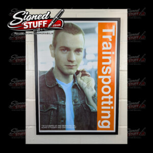 Ewan McGregor Signed Trainspotting Mark Renton Movie Poster